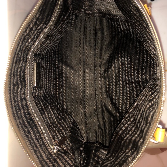 Canvas and Leather Prada Shoulder Bag - Picture 6 of 8